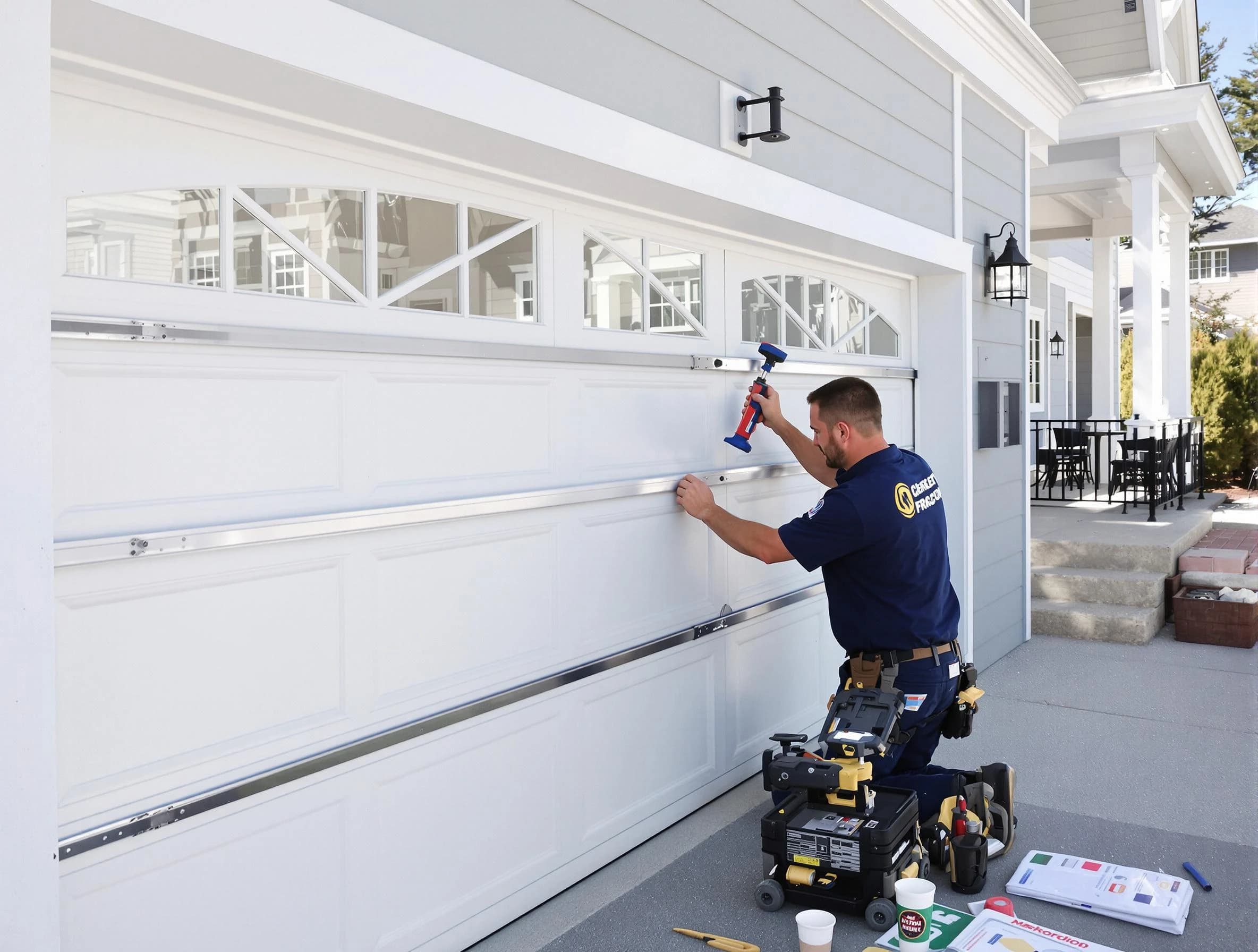 Professional garage door installation by Gallatin Garage Door Repair in Gallatin