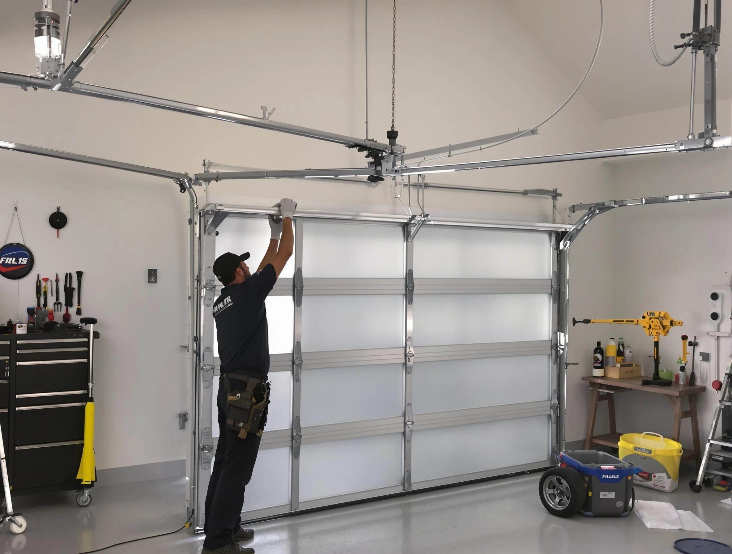 Gallatin Garage Door Repair certified team performing precision garage door installation in Gallatin