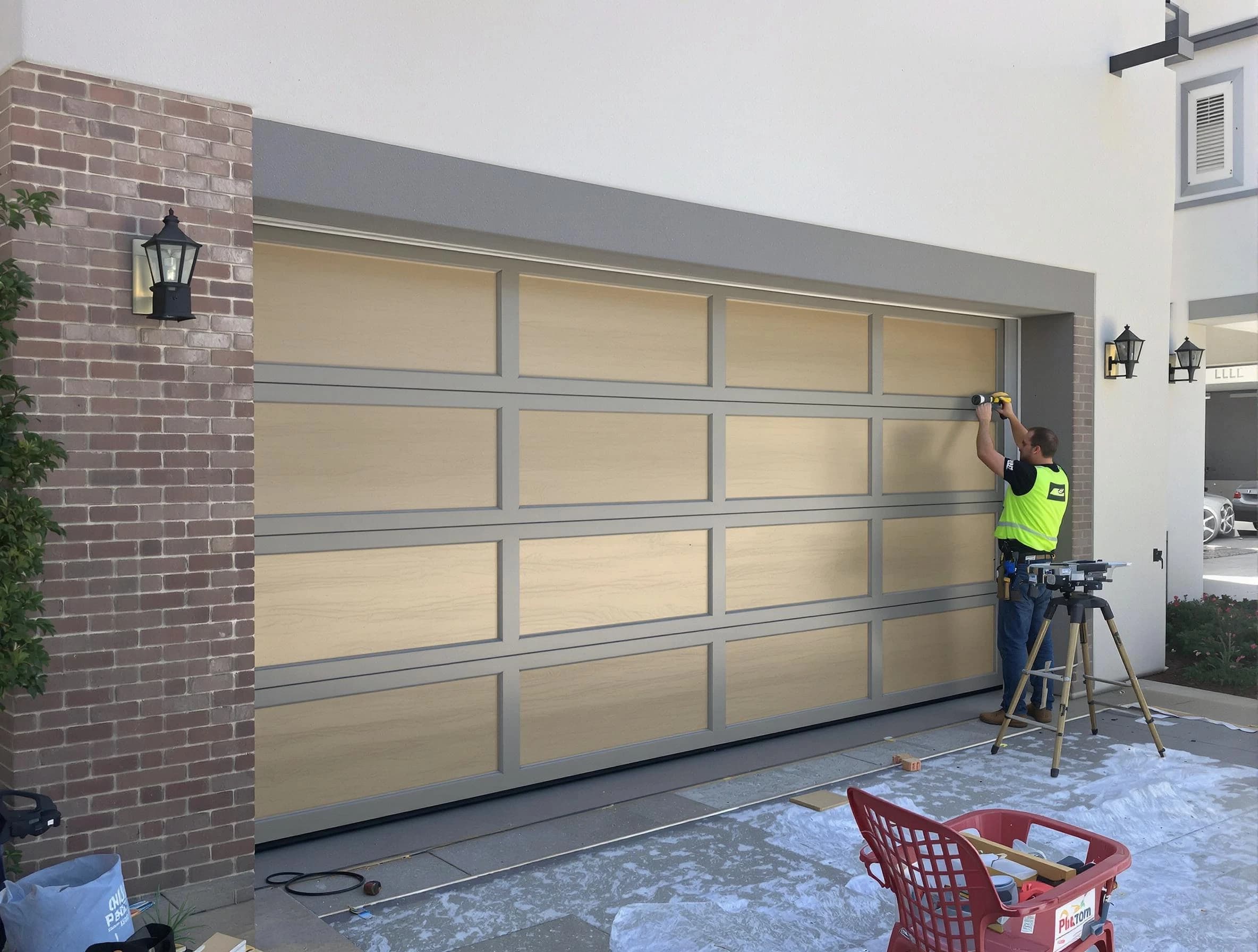 Garage door replacement service by Gallatin Garage Door Repair in Gallatin