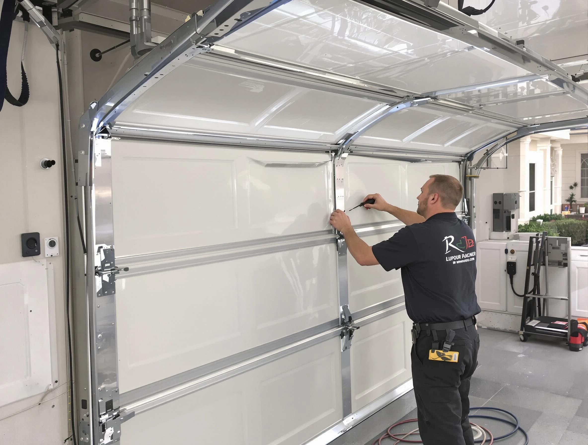 Gallatin Garage Door Repair professional performing panel repair in Gallatin