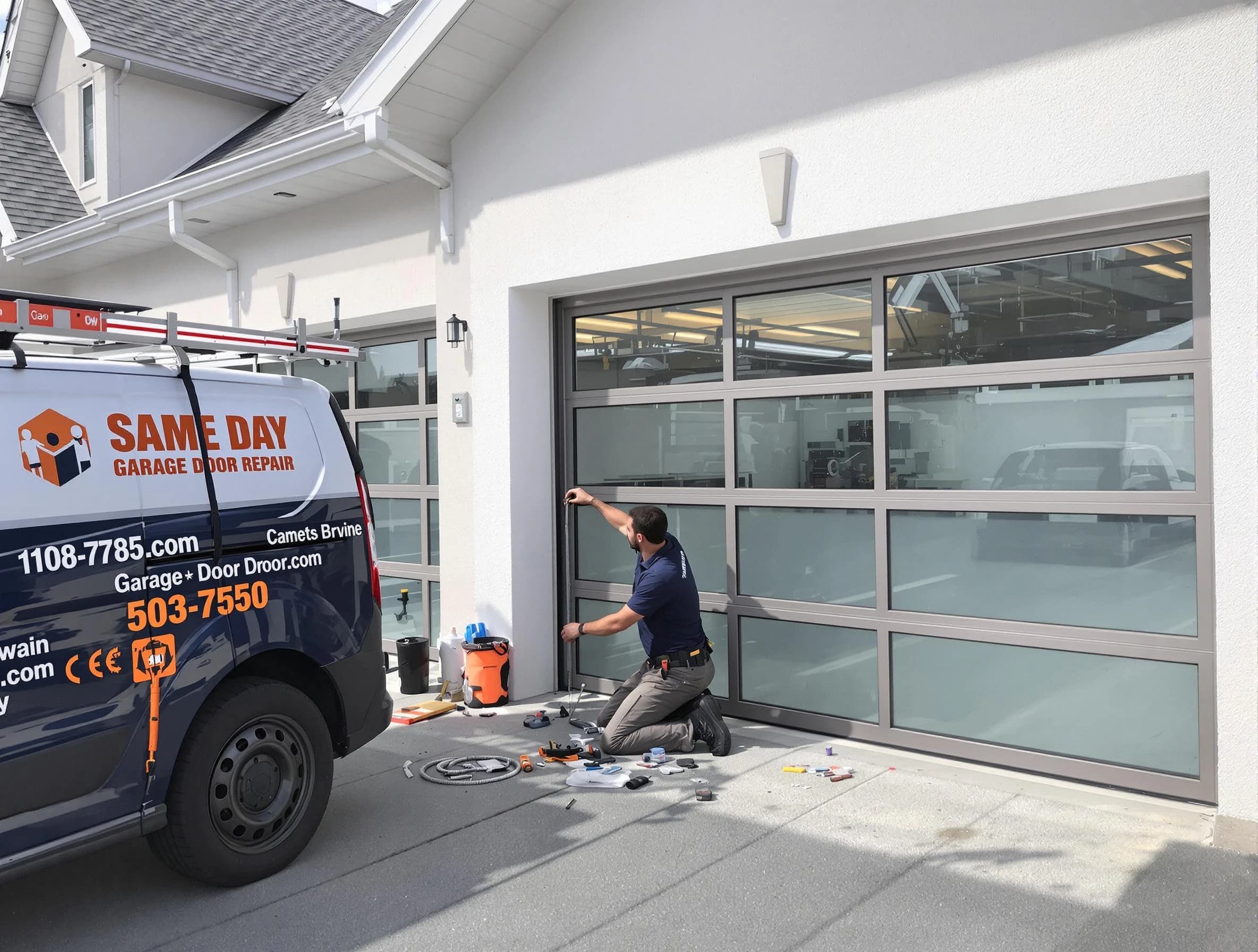 Same-day garage door repair service by Gallatin Garage Door Repair in Gallatin