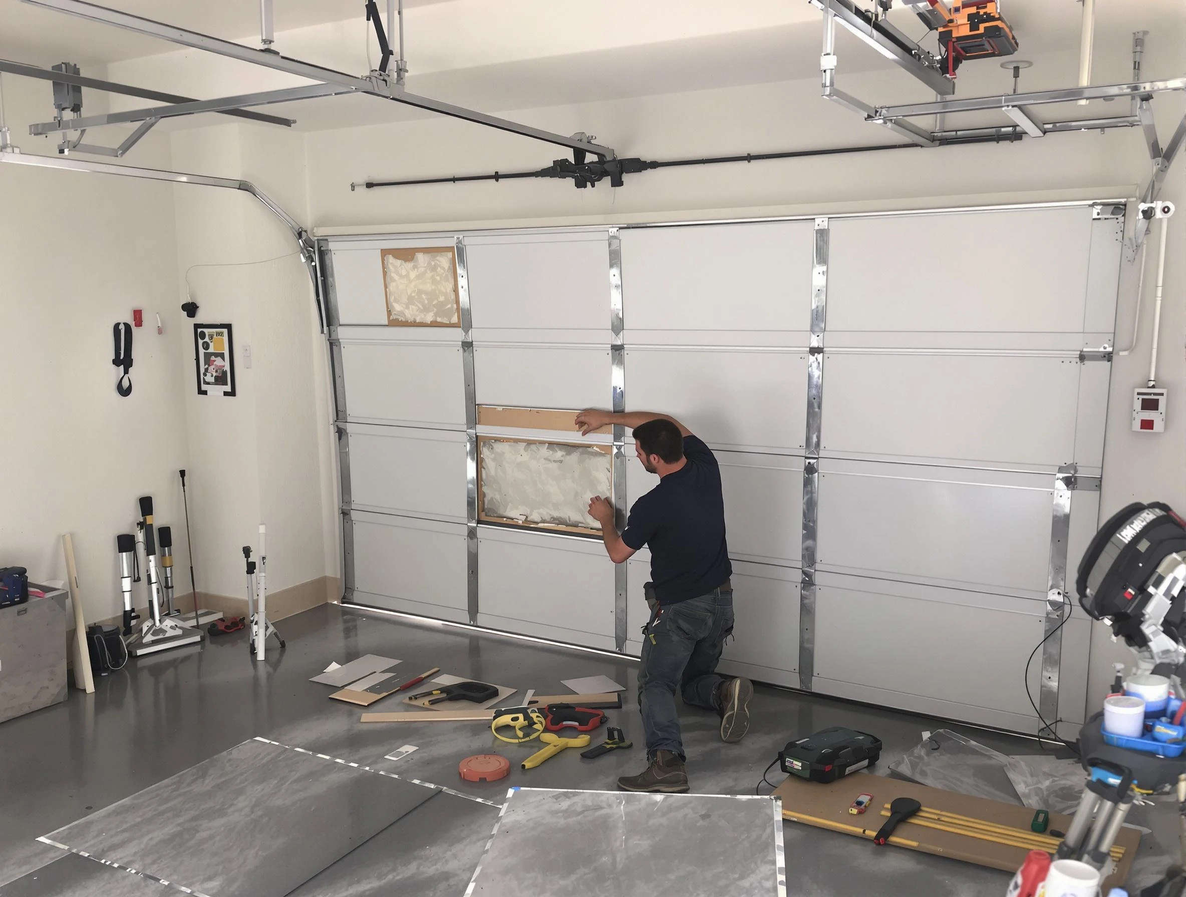 Garage Door Panel Repair in Gallatin