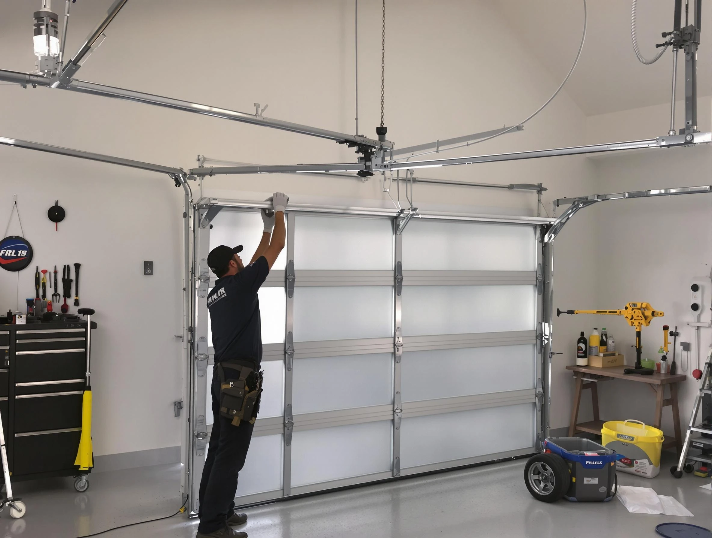 Gallatin Garage Door Repair certified team performing precision garage door installation in Gallatin