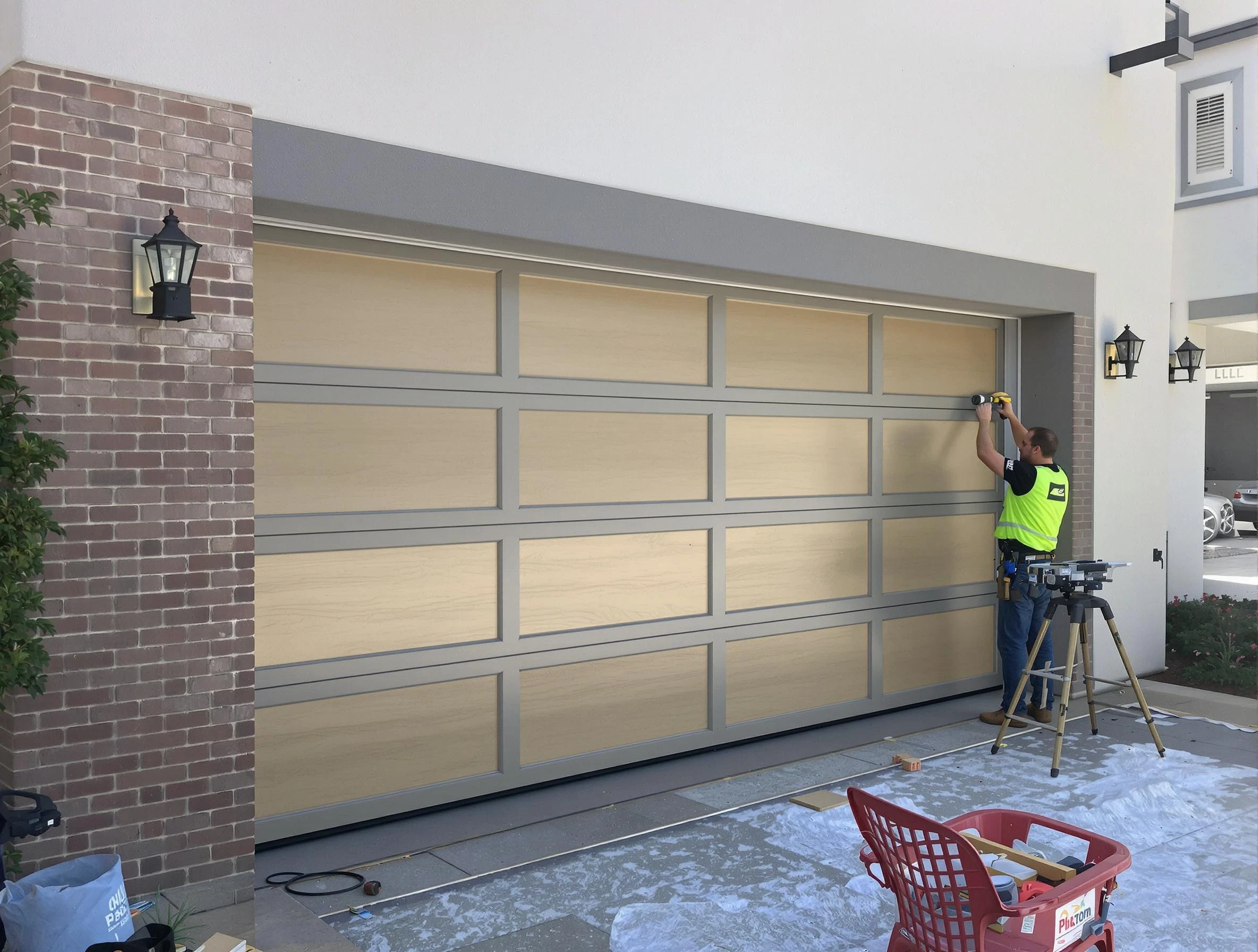 Garage door replacement service by Gallatin Garage Door Repair in Gallatin