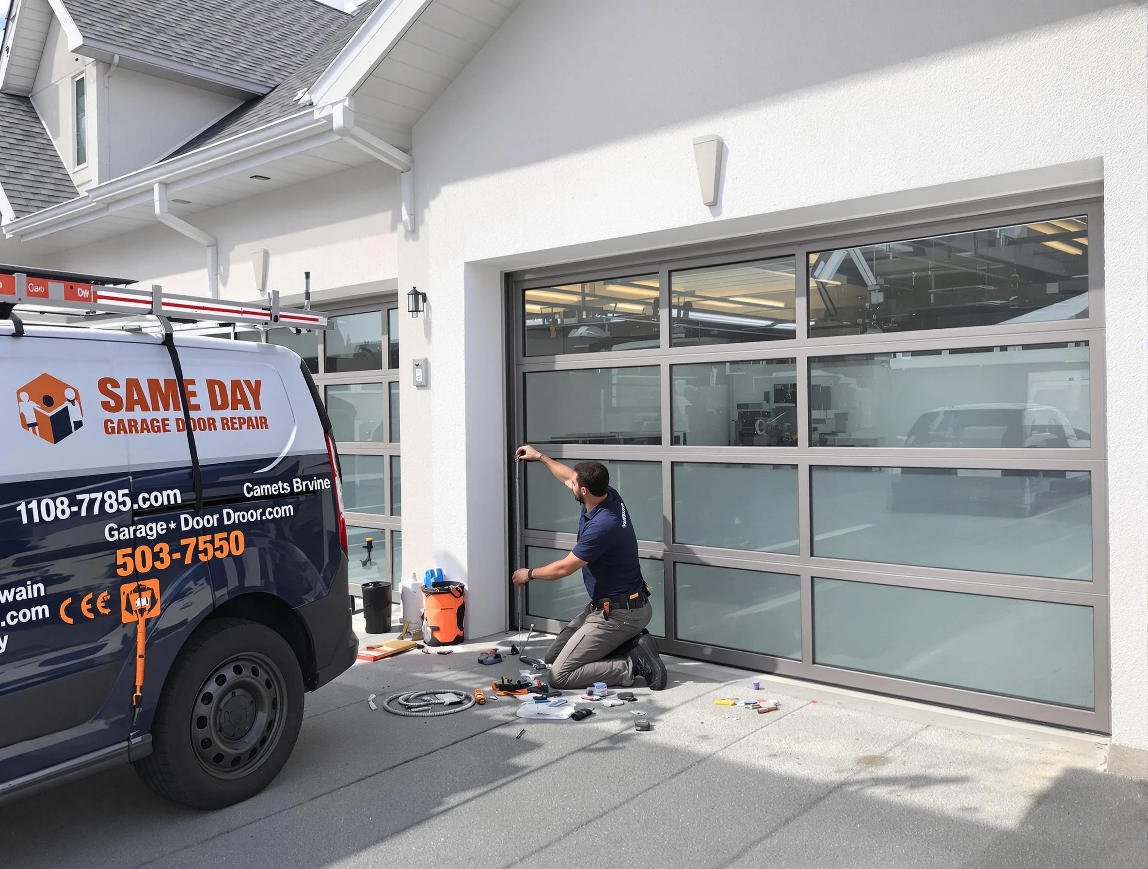 Same-day garage door repair service by Gallatin Garage Door Repair in Gallatin